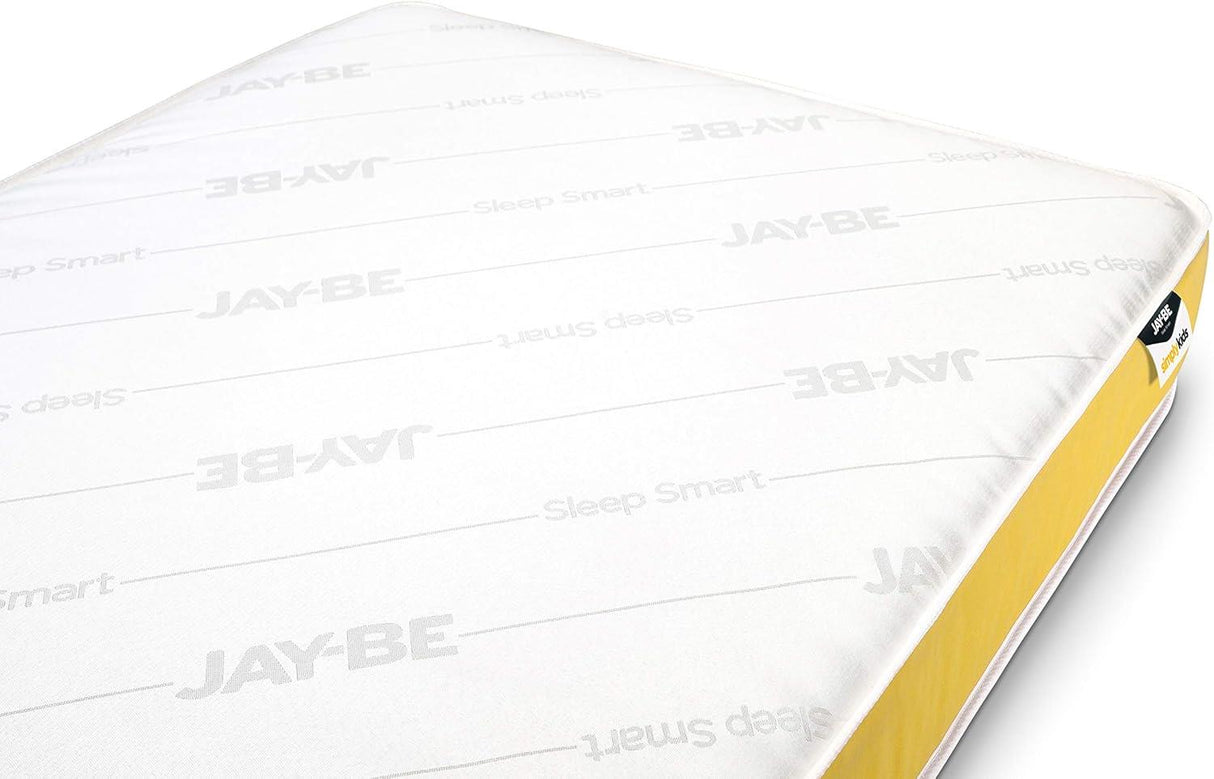 Jay-Be Simply Kids Anti-Allergy Foam Free e-Pocket Sprung Mattress-Single