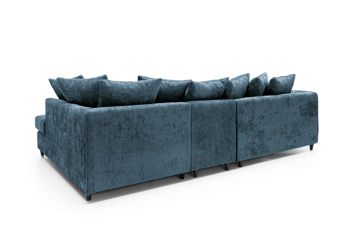 Heidi Right Hand Facing Corner Sofa Plus - Dark Blue