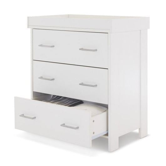 Nina 3 Piece Room Set & Underdrawer - White Wash