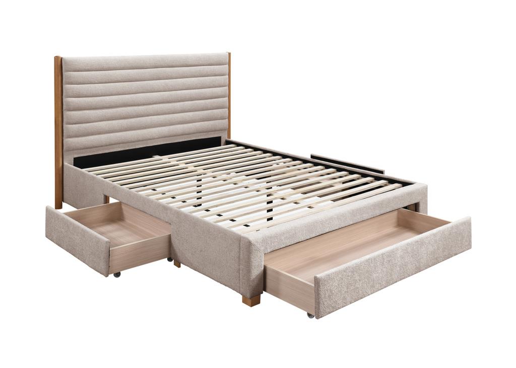 Arabella Double Bed - Grey