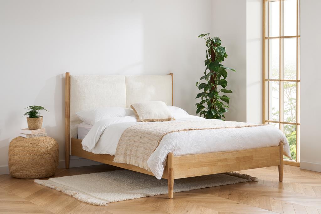 Marley King Bed - Oak