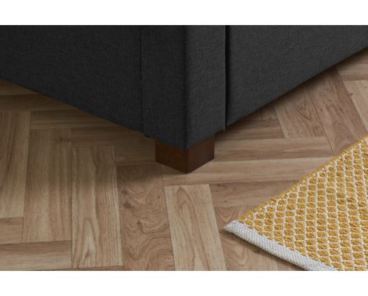 Valentino King Bed - Charcoal