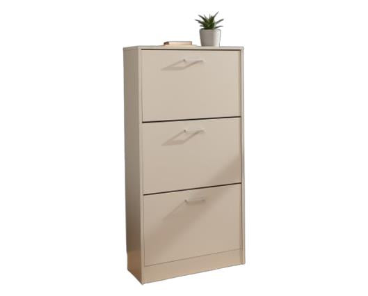Spencer Three Tier Shoe Cabinet-Grey