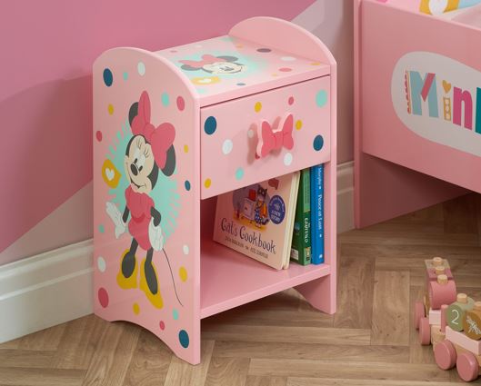 Minnie Mouse Bedside Table