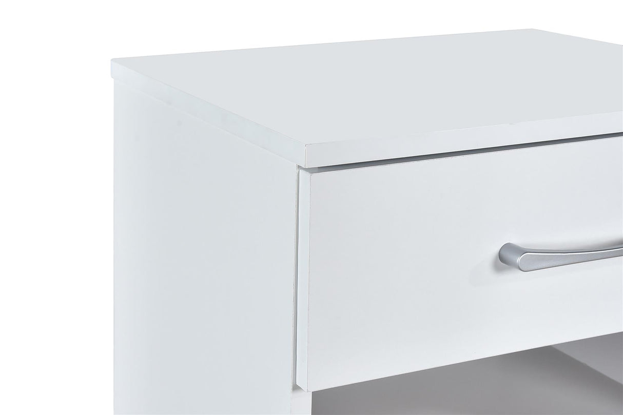 Highbury Bedside Pair - White