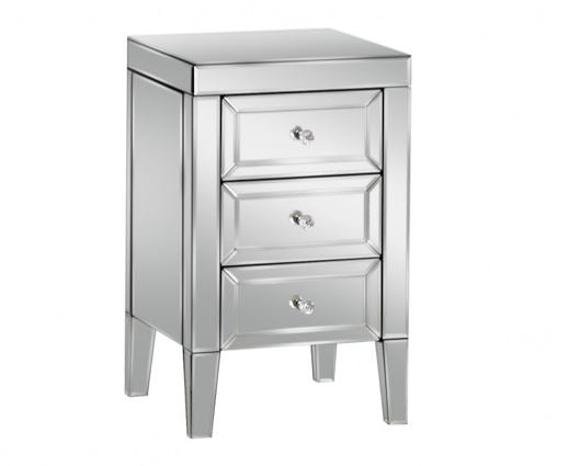 Vivienne 3 Drawer Bedside