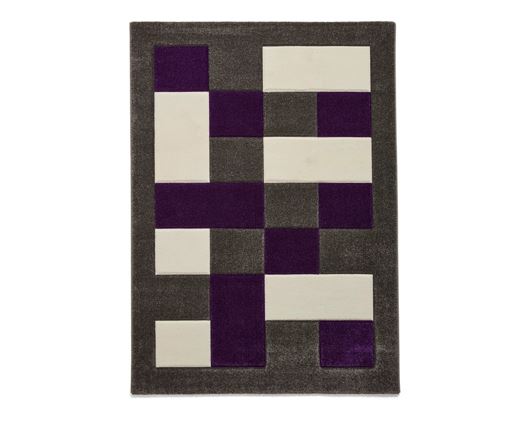 Brooke Grey/Purple - 120cm x 170cm