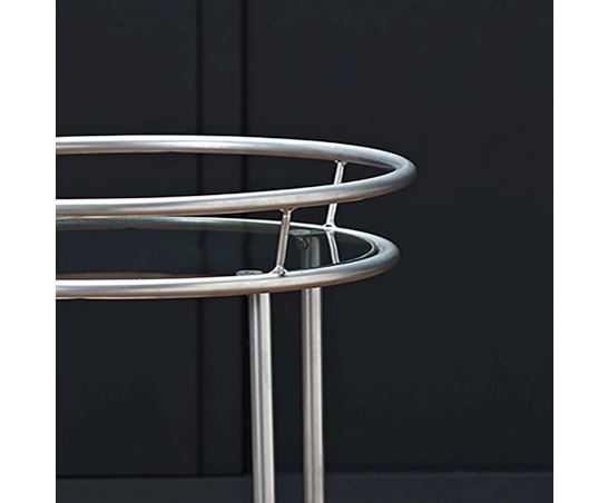 Cali Drinks Trolley- Silver