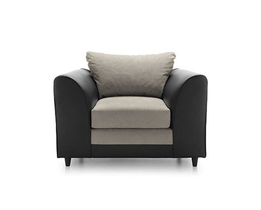 Dan Armchair - Brown & Beige