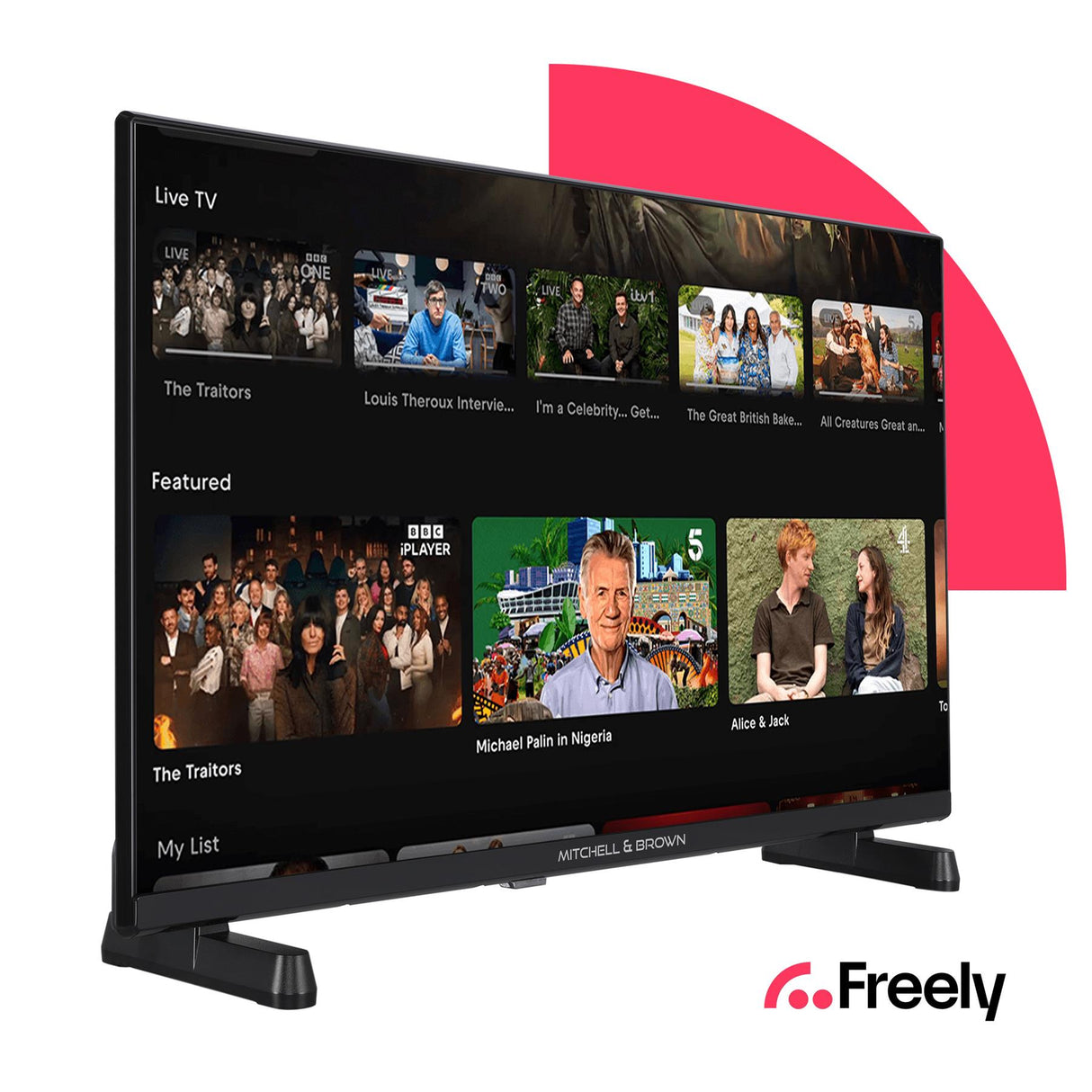 Mitchell & Brown 32" HD Smart Tivo-Freely TV