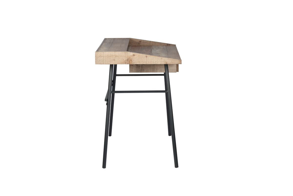 Downtown 1 Drawer Office Desk With Shelf