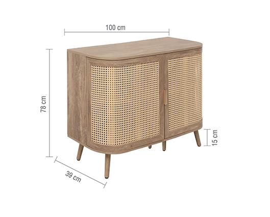 Noah 2 Door Sideboard - Oak