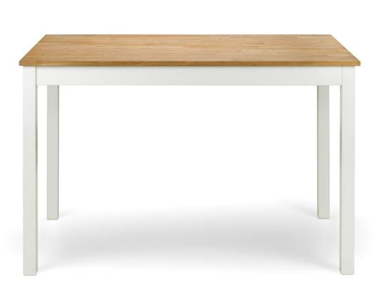 Cacey Rectangular Dining Table-White & Oak