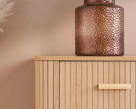 Axel 5 Drawer Fluted Chest - Oak