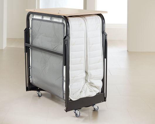 Jay-Be Crown Premier Folding Bed with Deep Sprung Mattress-Single