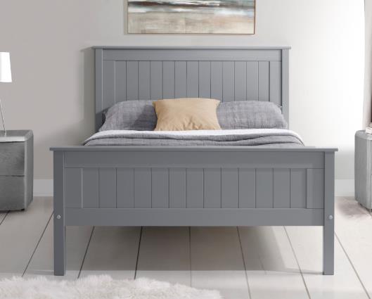 Taurus Wood Bed Grey - Single
