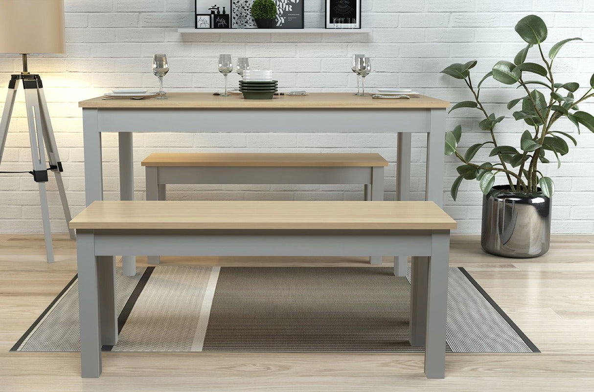 Otello Dining Set Oak-Grey