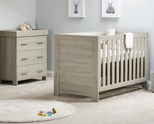 Nina 2 Piece Room Set - Grey Wash & White