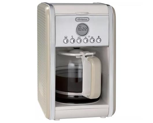 Ariete American 12 Cup Drip Vintage Coffee Machine - Cream