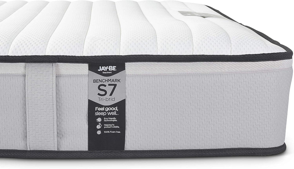 Jay-Be Benchmark S7 Tri-brid Eco Friendly Mattress - Small Double