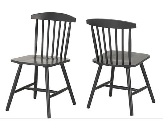 EMERY DINING CHAIR (X2 PER BOX) - DARK GREY