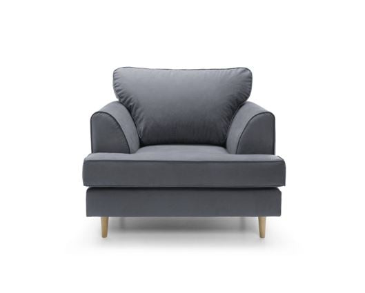 Hollie Armchair - Dark Grey