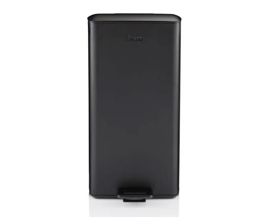 Swan Stealth 30L Pedal Bin Black