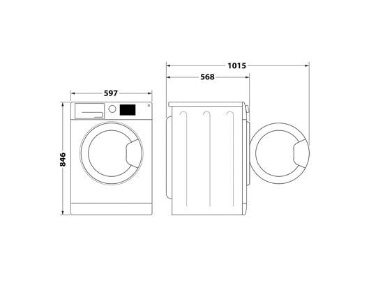 Hotpoint CHDC82WWGDUK 8kg Condenser Tumble Dryer