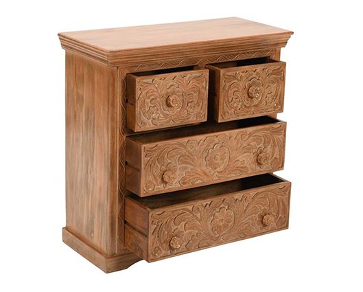 Athena Mango Wood Chest of Drawers