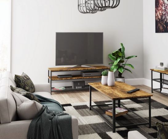Beau TV Stand- Dark Oak