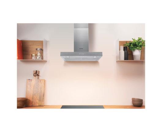 Indesit IHBS65LMX 60cm T-Box Cooker Hood