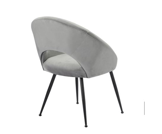 Londyn Dining Chair (Pair)- Grey