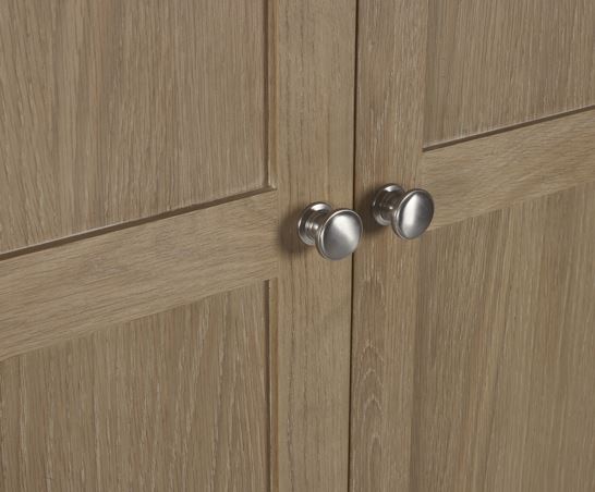Malani Limed Oak 2 Door 1 Drawer Wardrobe