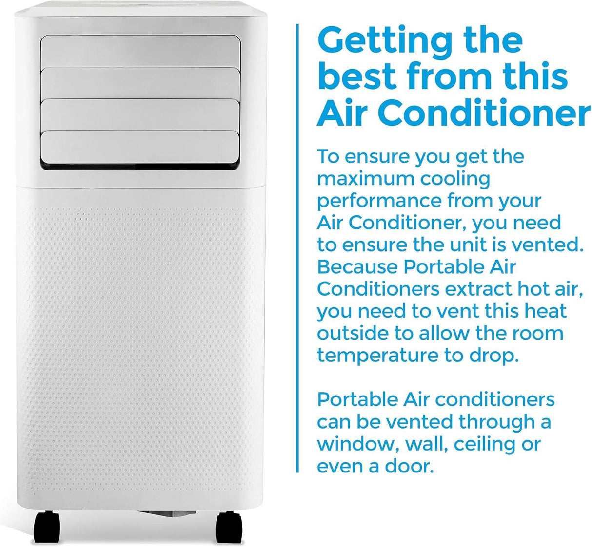 Igenix 9000 BTU Portable Air Conditioner and dehumidifier