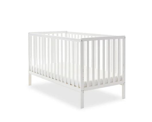 Simple Cot Bed & Under Drawer- White