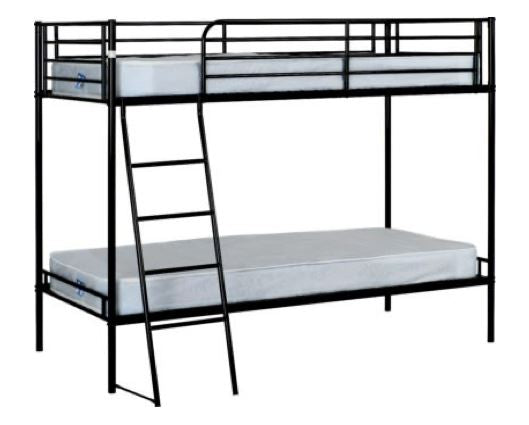 Black Metal Bunk
