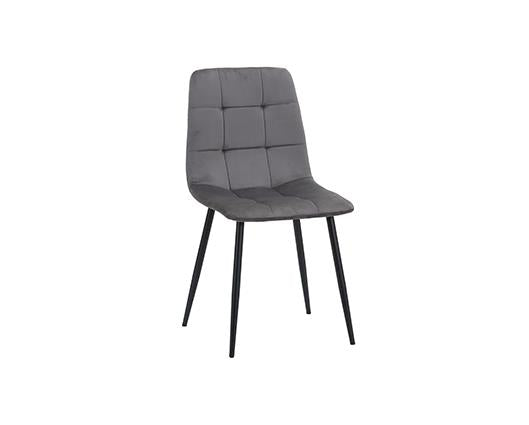 Axel Oval Fluted Dining Table with 2 Fabric Chairs and 1 Bench - Black