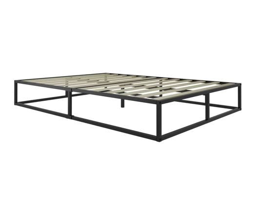 120CM SOHO METAL PLATFORM BED BLACK
