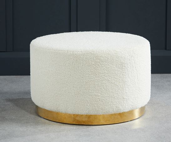 Layla Large Ted Fabric Pouffe