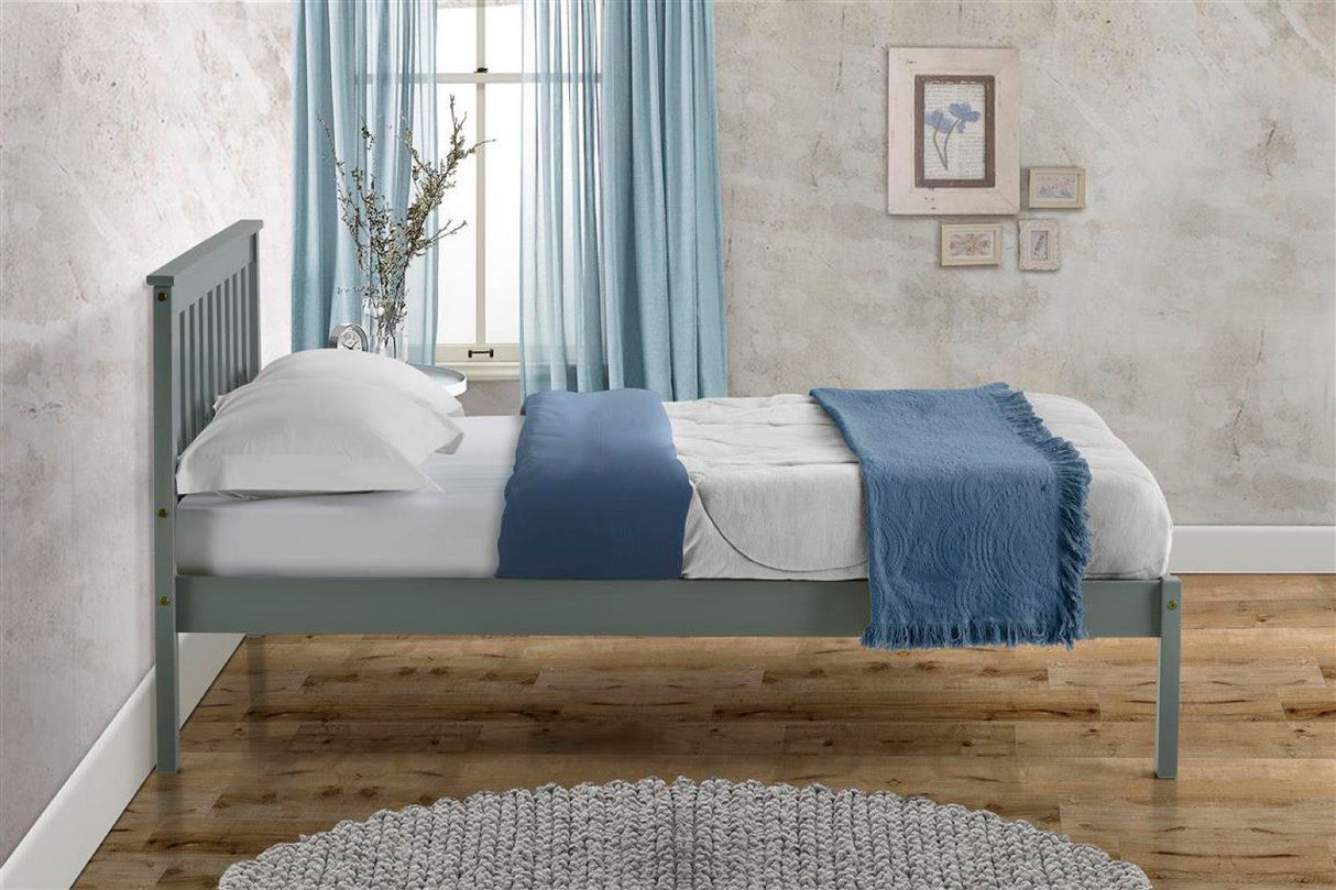 Denver King Bed - Grey