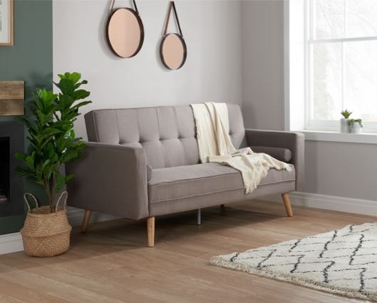 Elias Large Sofa Bed - Grey