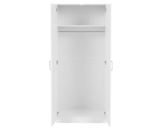 DAKOTA 2 DOOR WARDROBE BEDROOM SET - WHITE