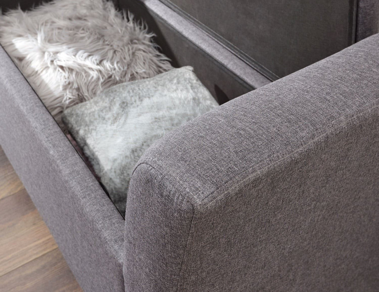 Vanessa Window Seat-Charcoal