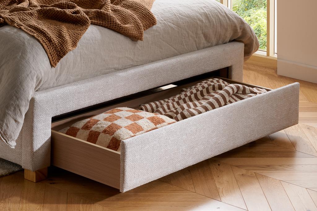 Arabella Double Bed - Grey