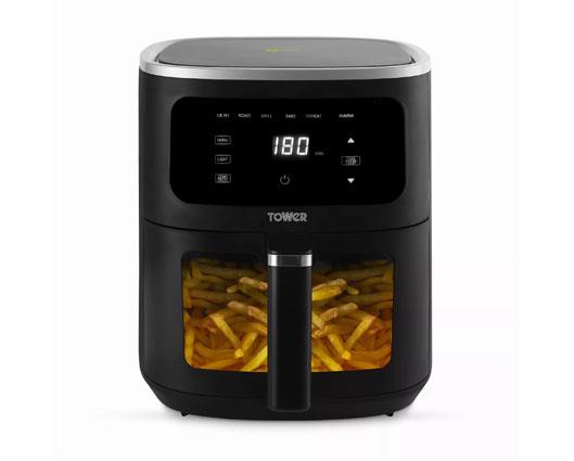 Vortx 8L Vision Air Fryer Digital Black