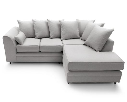 Daisy Right Hand Facing Corner Sofa - Light Grey