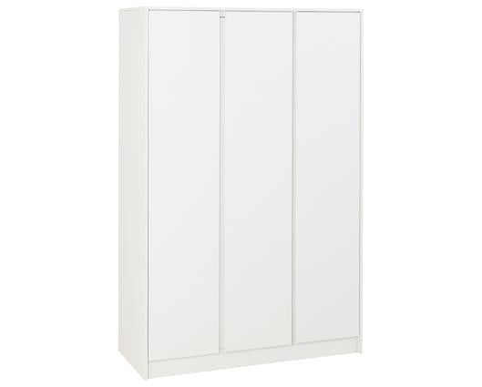 MALVERN 3 DOOR WARDROBE - WHITE