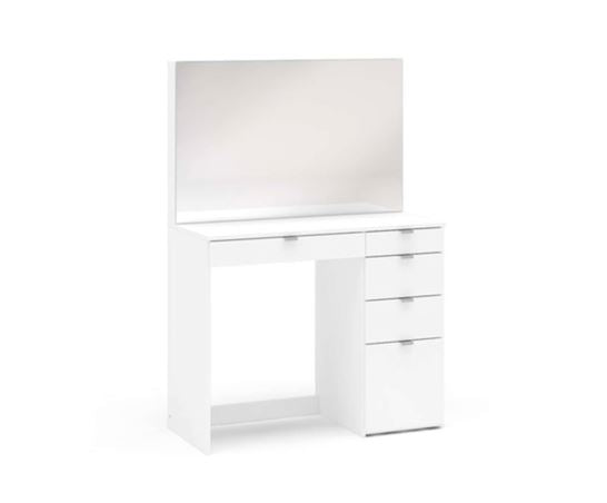 Ayla 5 Drawer Dressing Table- White