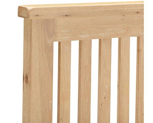 WINDSOR 4'6" LOW END BED - NATURAL OAK