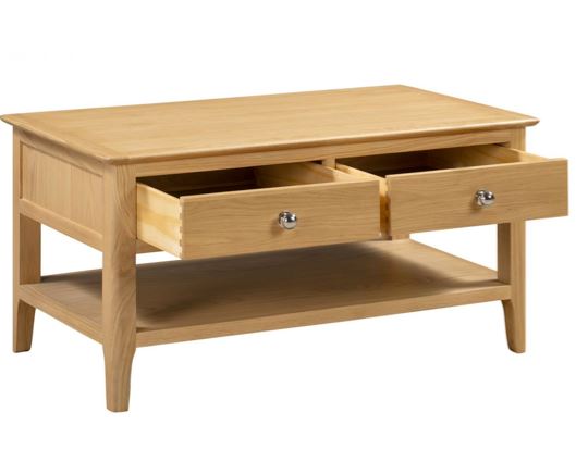 Kingston Coffee Table with 2 Drawers
